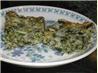 Cheesy Spinach Squares. Recipe by Kittencalskitchen