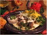 Red Pepper-steak Tostadas