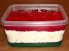 Jell-O Ribbon Salad. Recipe by Mary Scheffert
