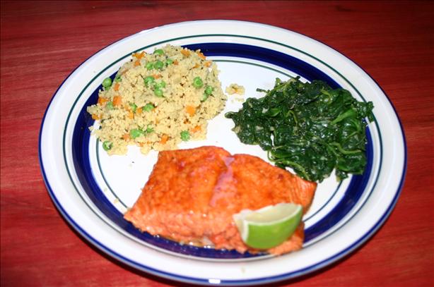 Salmon With Chili-honey Glaze. Photo by Leslie in Texas