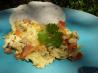 Scrambled Eggs With Tomato, Cheddar and Cilantro