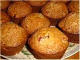 Delightful (Low-Fat) Cranberry Muffins