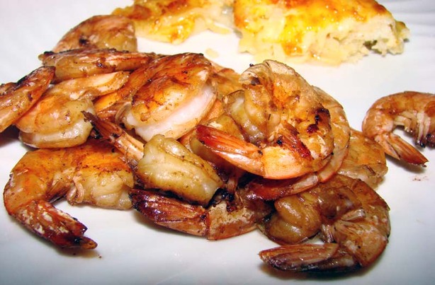 Barbecue Sesame Prawns (shrimp). Photo by Boomette