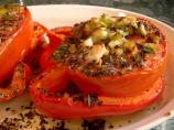 Tomato Stuffed Red Bell Peppers