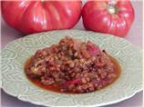 Turkish Eggplant (Aubergine) Lentil Stew