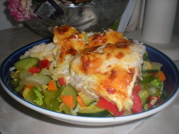 Cheesy Baked Fillet of Fish Casserole. Photo by ByNDii