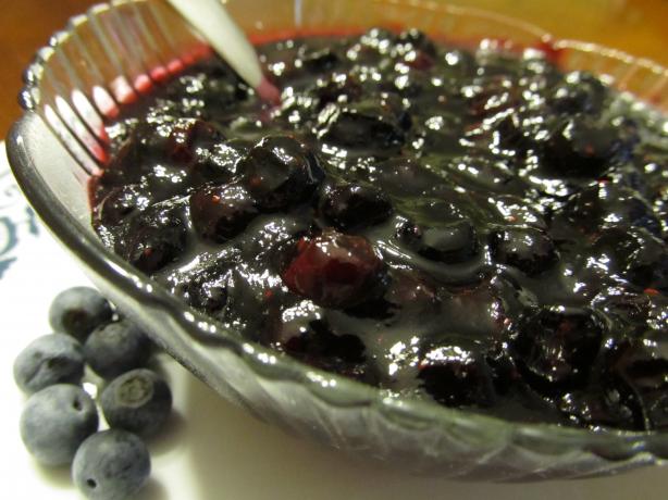 Blueberry Sauce. Photo by Buzymomof3
