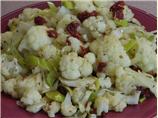 Cauliflower With Leeks and Sun-dried Tomatoes