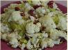 Cauliflower With Leeks and Sun-dried Tomatoes. Recipe by Hey Jude