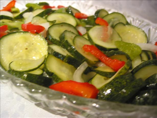 Crisp Cucumber Freezer Pickles. Photo by Chef Dee