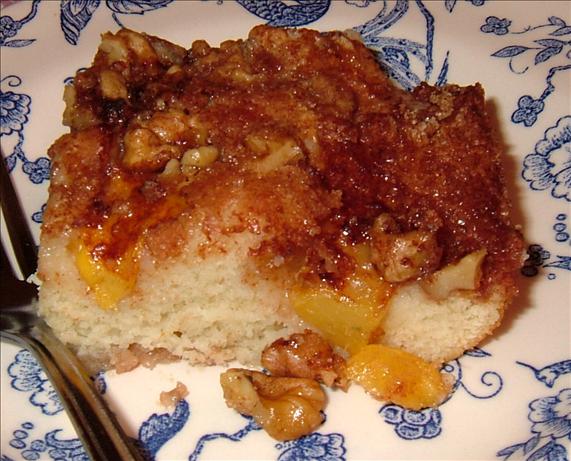 Fresh Peach and Nut Cake or Cobbler. Photo by PanNan