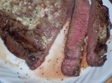 Savory Grilled Steak With Bleu Cheese Garlic Butter