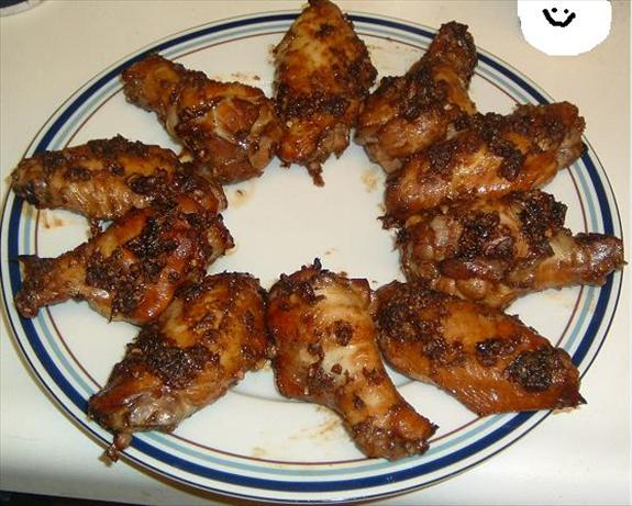 Baked Chicken Wings Hawaiian. Photo by Iddy Bitty