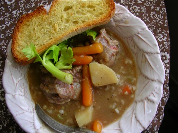 Slow Cooker (Crock Pot) Oxtail Barley Soup. Photo by CoolMonday