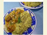 Dad's Half-way Sindhi & Half-way Yellow Rice Pulao
