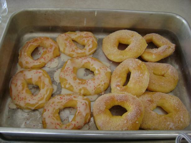 Baked Sugar Doughnuts (Bread Machine). Photo by Erin R.
