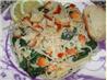Pasta With Lemon, Spinach, Parmesan and Bread Crumbs. Recipe by Tasty Tidbits