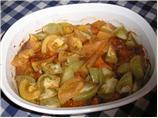 Green Tomato Sweet Potato Bake
