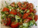 Simple Tomato Herb Salad