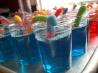 Raspberry Jello Shots