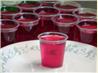 Raspberry Jello Shots