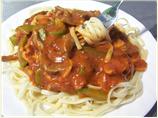 Home Economics Class Pasta and Beef Strips