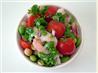 Edamame and Bean  Salad With Shrimp and Fresh Salsa