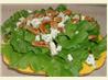 Blue Cheese and Walnut Salad With Maple Dressing. Recipe by Danny Beason