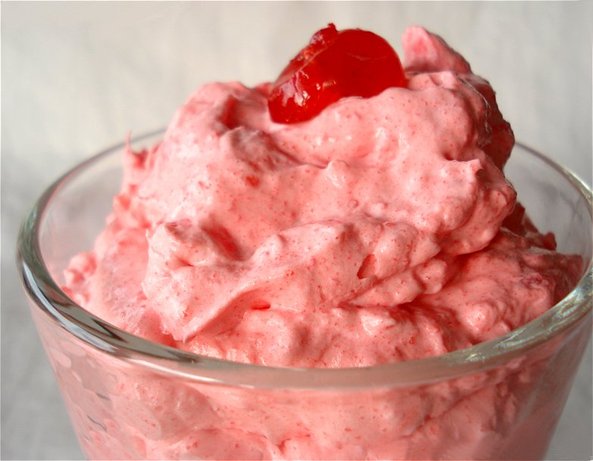 Dry Jell-O Salad (Jello) Cottage Cheese Fruit Salad. Photo by Marg (CaymanDesigns)