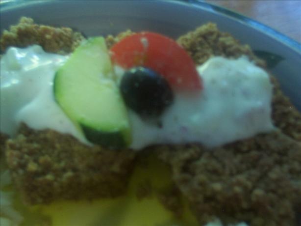 Greek Gyro Meatloaf With Cucumber Yogurt Sauce. Photo by ChipotleChick