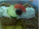 Greek Gyro Meatloaf With Cucumber Yogurt Sauce
