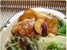 Grilled Chicken in Peach Sauce-just for 2