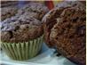 Chocolate Zucchini Muffins. Recipe by Amanda Beth