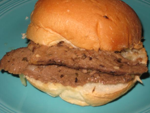 " Da Best" Chicago-Style Italian Beef. Photo by Ycooks2
