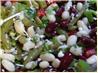 Herby Red, White & Green Bean Salad. Recipe by Vino Girl