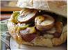 Vegetarian Focaccia Sandwich. Recipe by Bobtail
