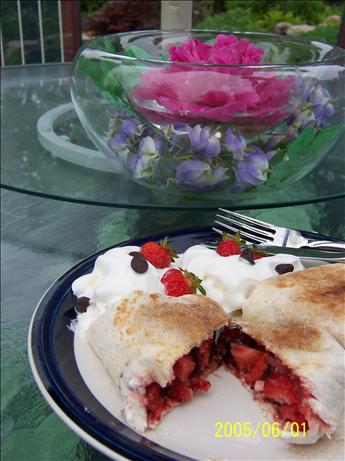 Grilled Chocolate-Raspberry Burritos. Photo by MelinOhio