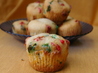 Cinnamon Pecan Muffins. Recipe by Kittencalskitchen