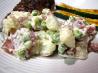 Creamy Pea & Potato Salad. Recipe by LainieBug