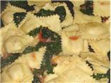 Cheese Ravioli With Grape Tomatoes