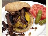 Portabella and Onion Topping for  Hamburgers