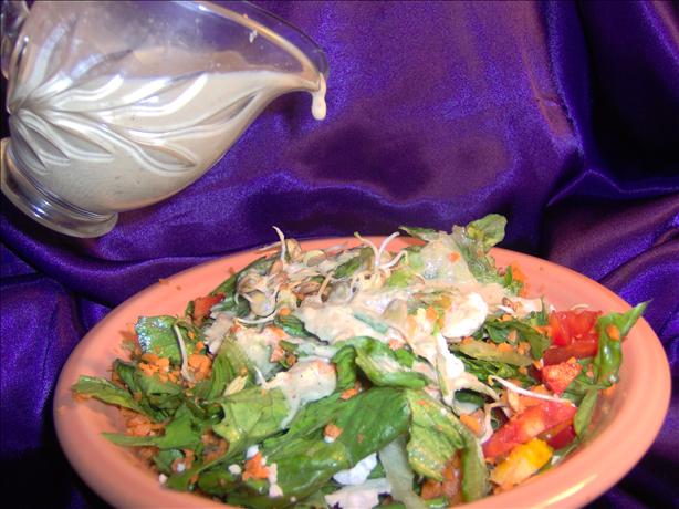 Tahini Goddess Salad Dressing. Photo by Sharon123
