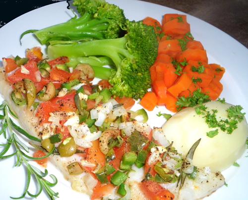Tilapia Bake. Photo by Bergy