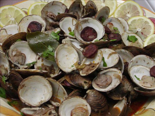 Clams With Chorizos. Photo by Rita~