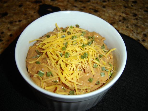 Low-fat Hot Mexican Bean Dip. Photo by Chris from Kansas