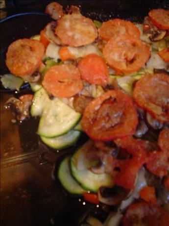 Layered  Zucchini & Yellow Squash Casserole. Photo by Babs7
