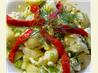 Moldavian Potato, Feta and Scallion Salad