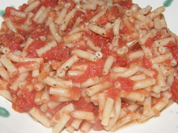 Noodles and Tomatoes. Photo by mydesigirl