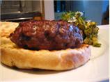 Lamb Patties With Yoghurt and Cucumber Dressing