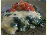 Light Spinach Frittata With Salsa